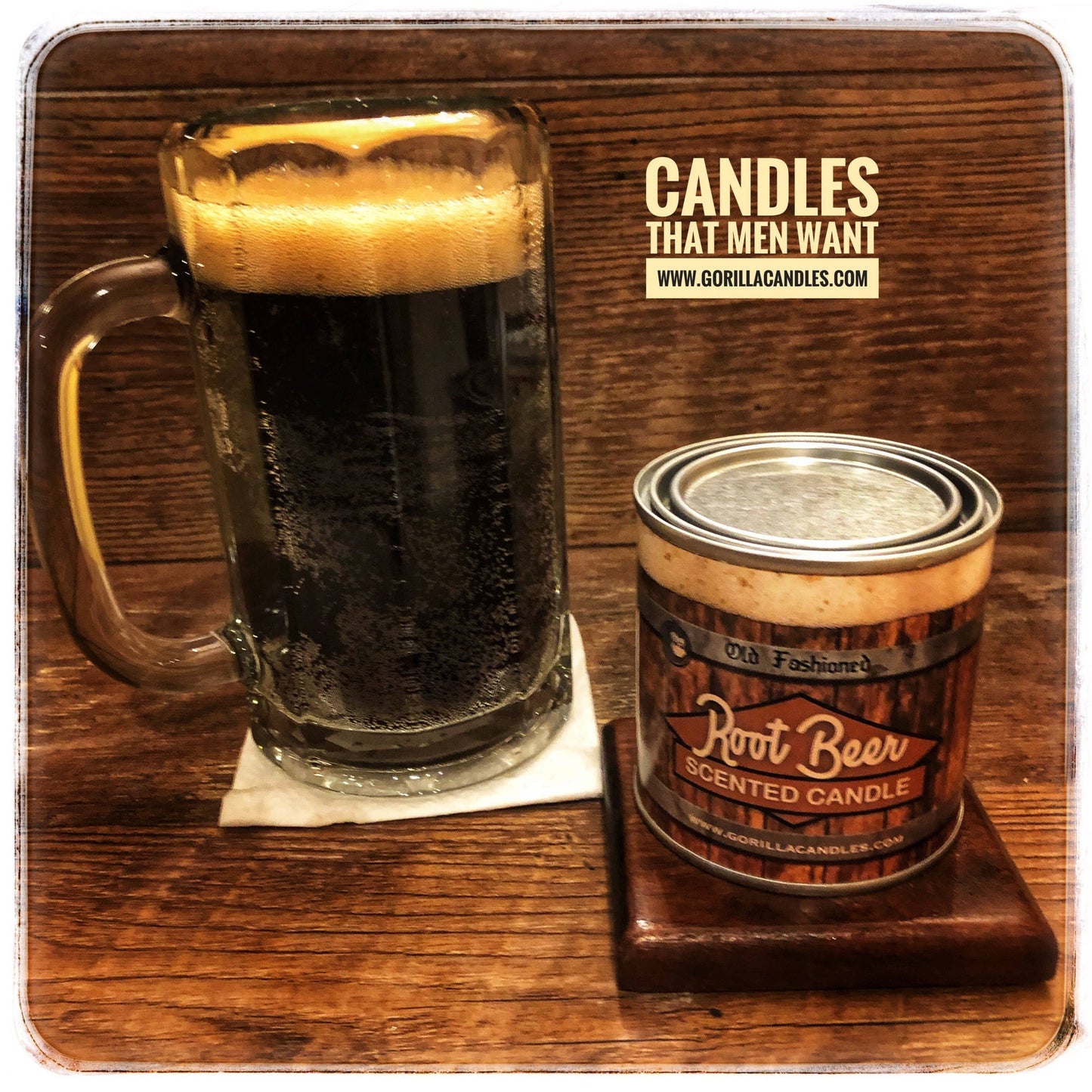 Gorilla Candles Gorilla Candles - Root Beer Scented Candle