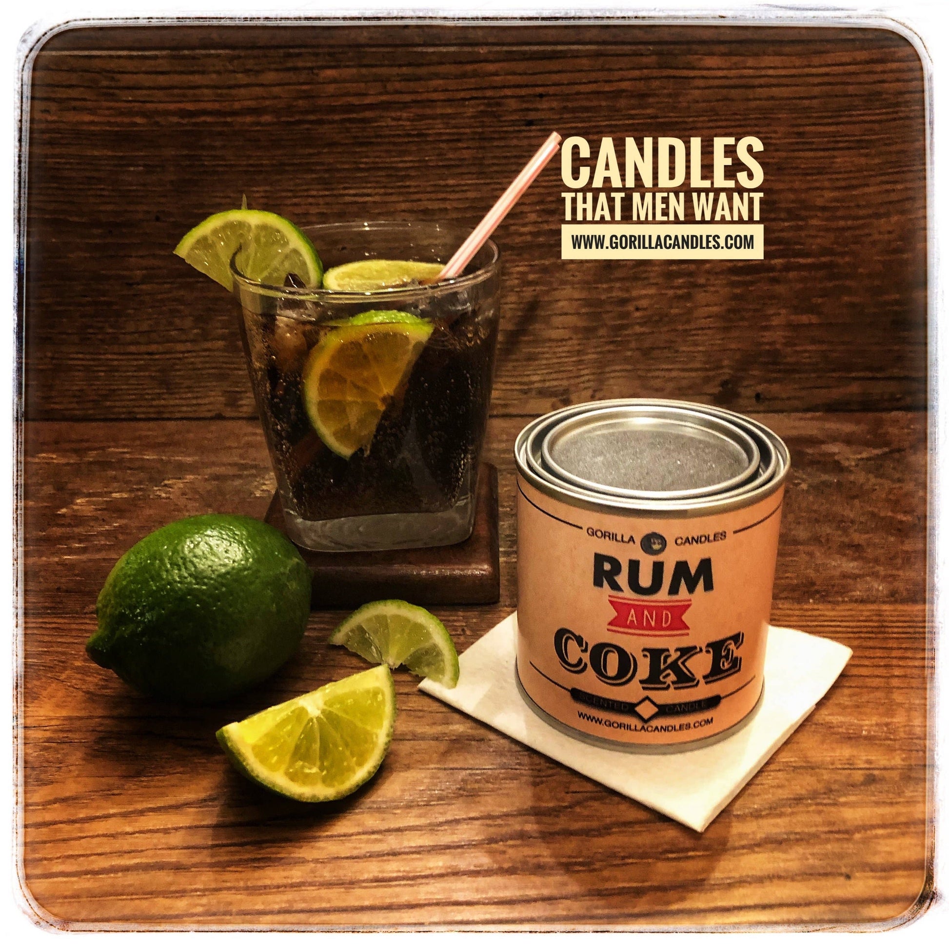 Gorilla Candles Gorilla Candles - Rum & Coke Scented Candle