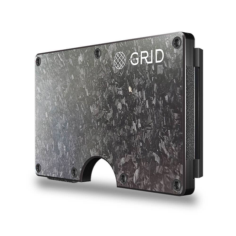 GRID Wallet GRID Wallet - Grid Wallet // Forged Carbon: Carbon / Carbon / 3.38"L x 2.12"W x 0.23"H