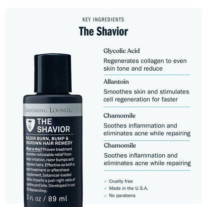 Grooming Lounge Grooming Lounge - The Shavior - Razor Burn, Bump & Ingrown Hair Remedy