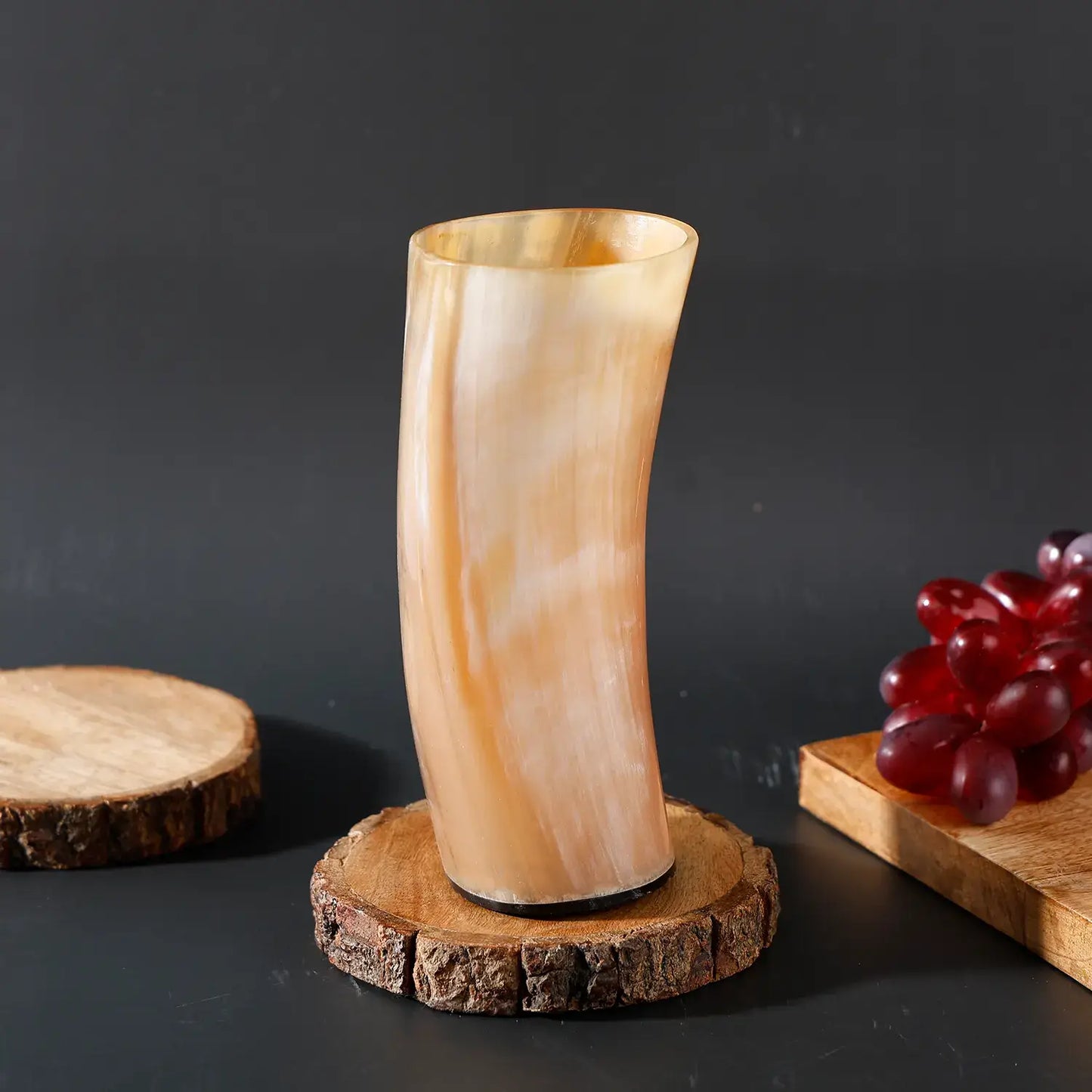 Handicrafts Home Handicrafts Home - Viking Drinking Horn Glass Handmade Whiskey Cup - 6”