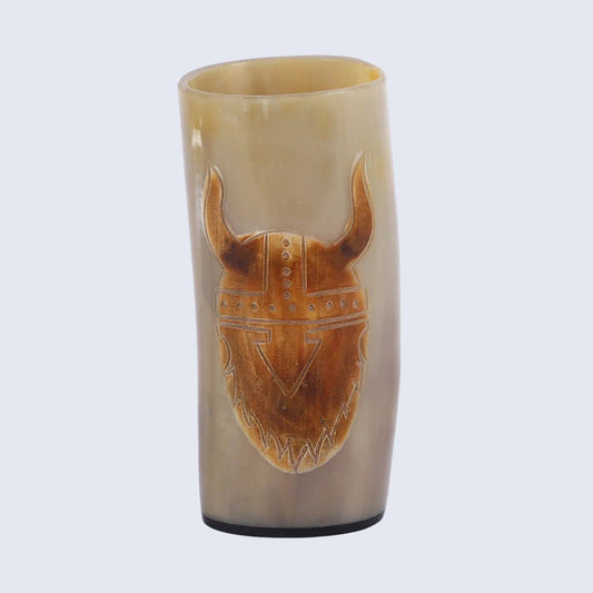 Handicrafts Home Handicrafts Home - Viking Drinking Horn Glass Handmade Whiskey Cup - 6”