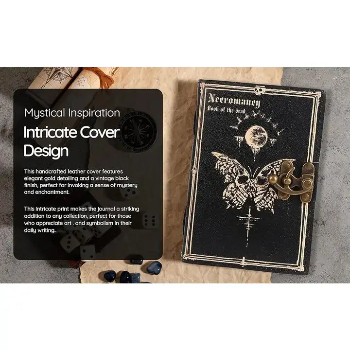 Immart Global LLC Immart Global LLC - Handmade Leather Journal Diary - Book of Dead: Book Of Dead / Unlined
