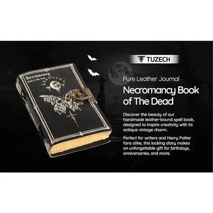 Immart Global LLC Immart Global LLC - Handmade Leather Journal Diary - Book of Dead: Book Of Dead / Unlined