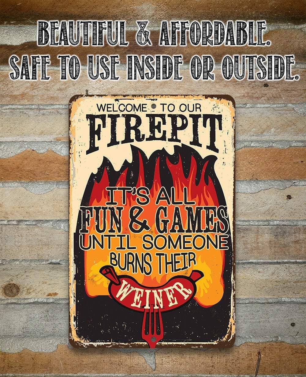 Lone Star Art Lone Star Art - It's All Fun and Games - Metal Sign: 8 x 12
