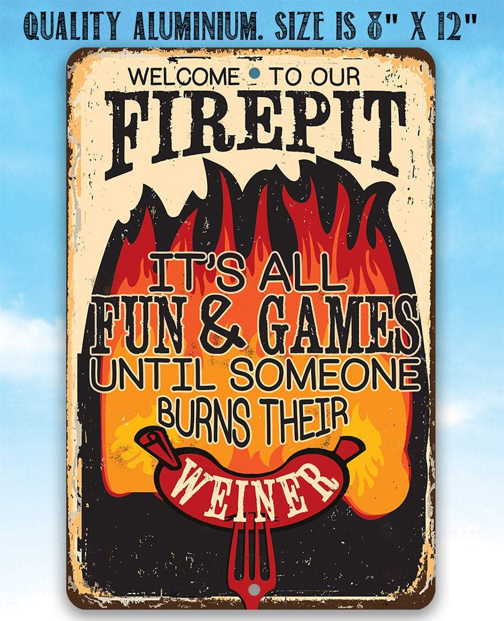 Lone Star Art Lone Star Art - It's All Fun and Games - Metal Sign: 8 x 12
