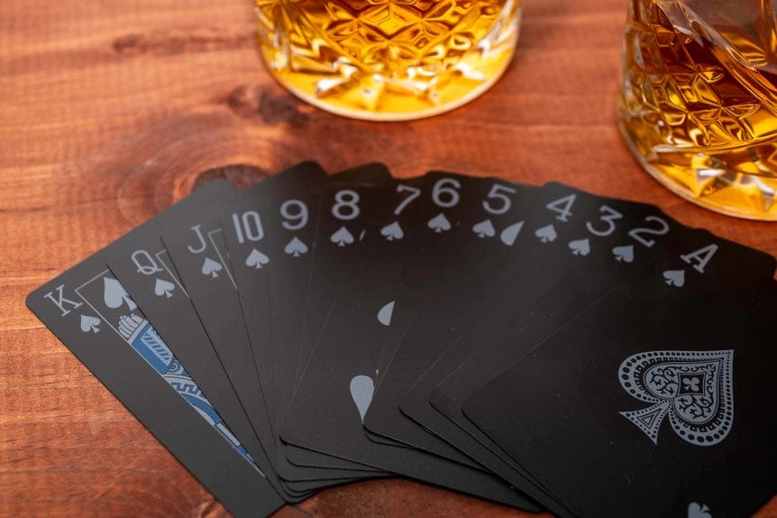 Men's Black Edition Waterproof Card Deck