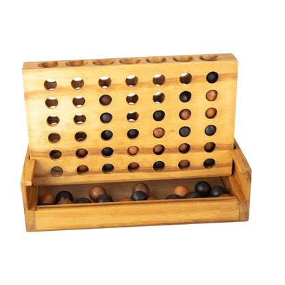 Mad Man Mad Man - 5 Ball | 5-in-a-Row Wood Strategy Board Game