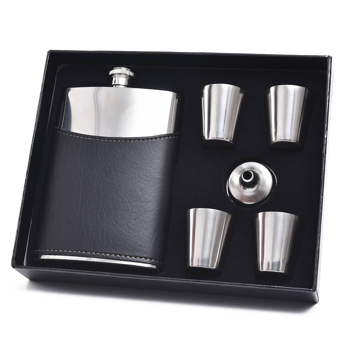 Mad Man Mad Man - Elite Flask Set - Black