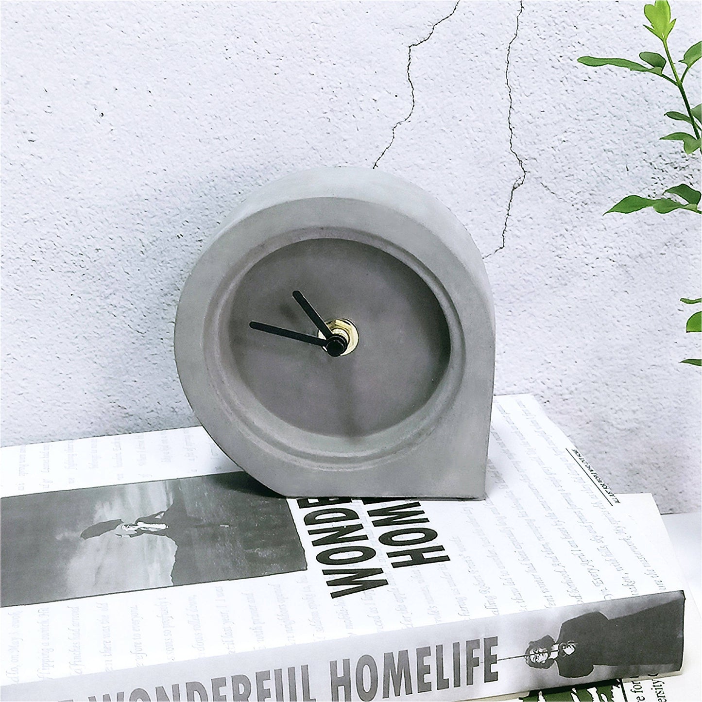 Mad Man Mad Man - Men's Concrete Desk Clock