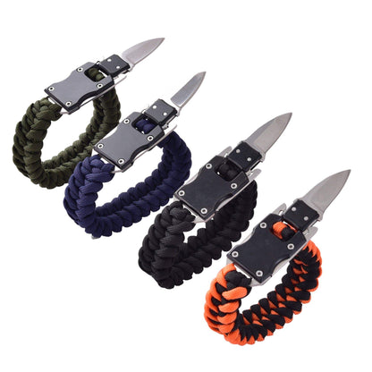 Mad Man Mad Man - Paracord Survival Bracelet: Black