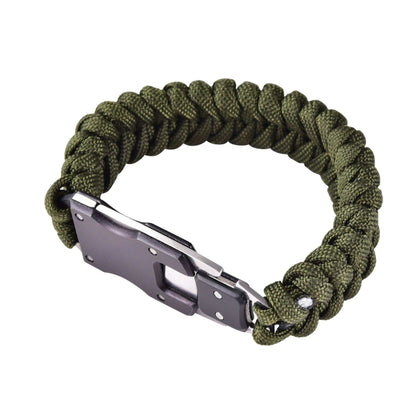 Mad Man Mad Man - Paracord Survival Bracelet: Black