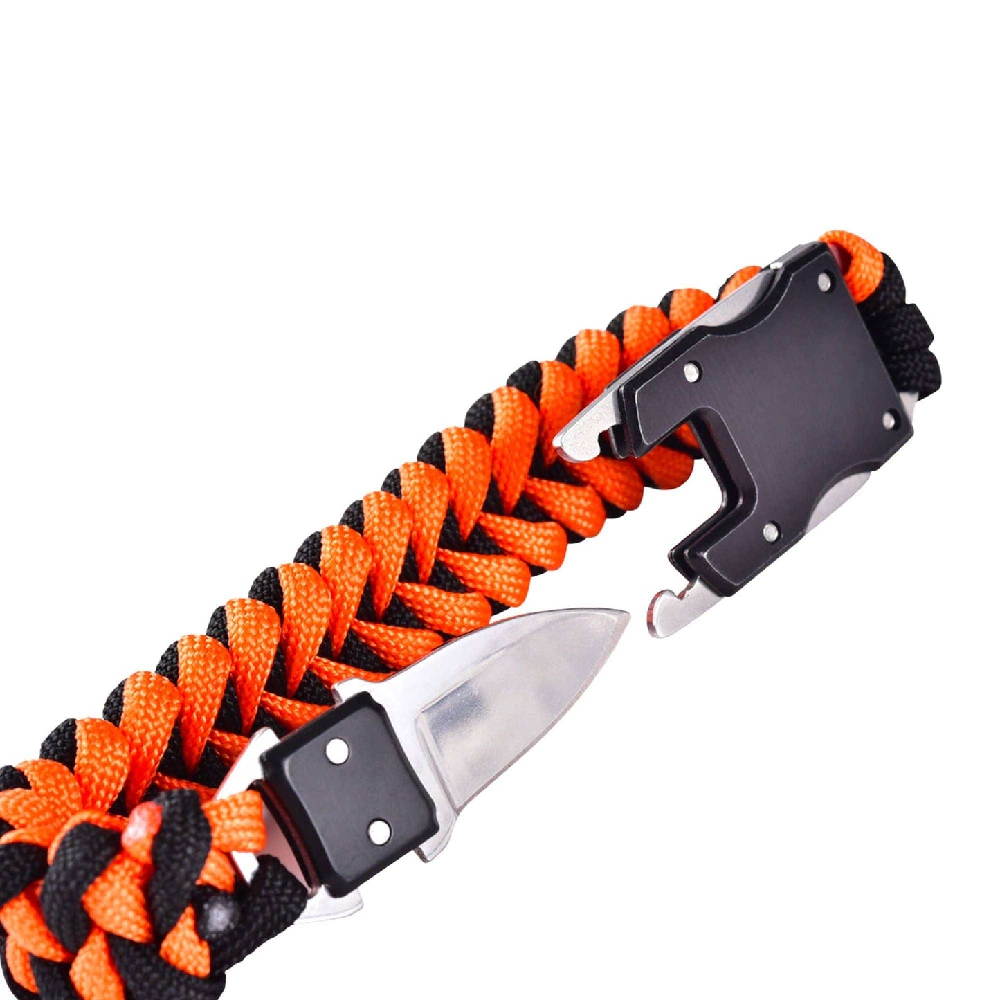 Mad Man Mad Man - Paracord Survival Bracelet: Black