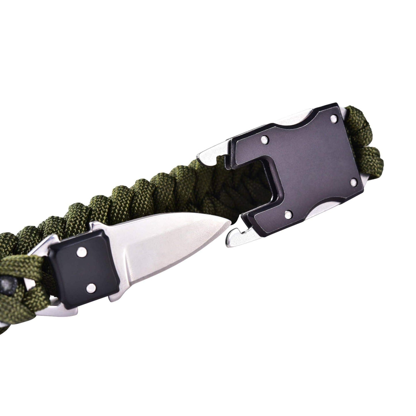 Mad Man Mad Man - Paracord Survival Bracelet: Black