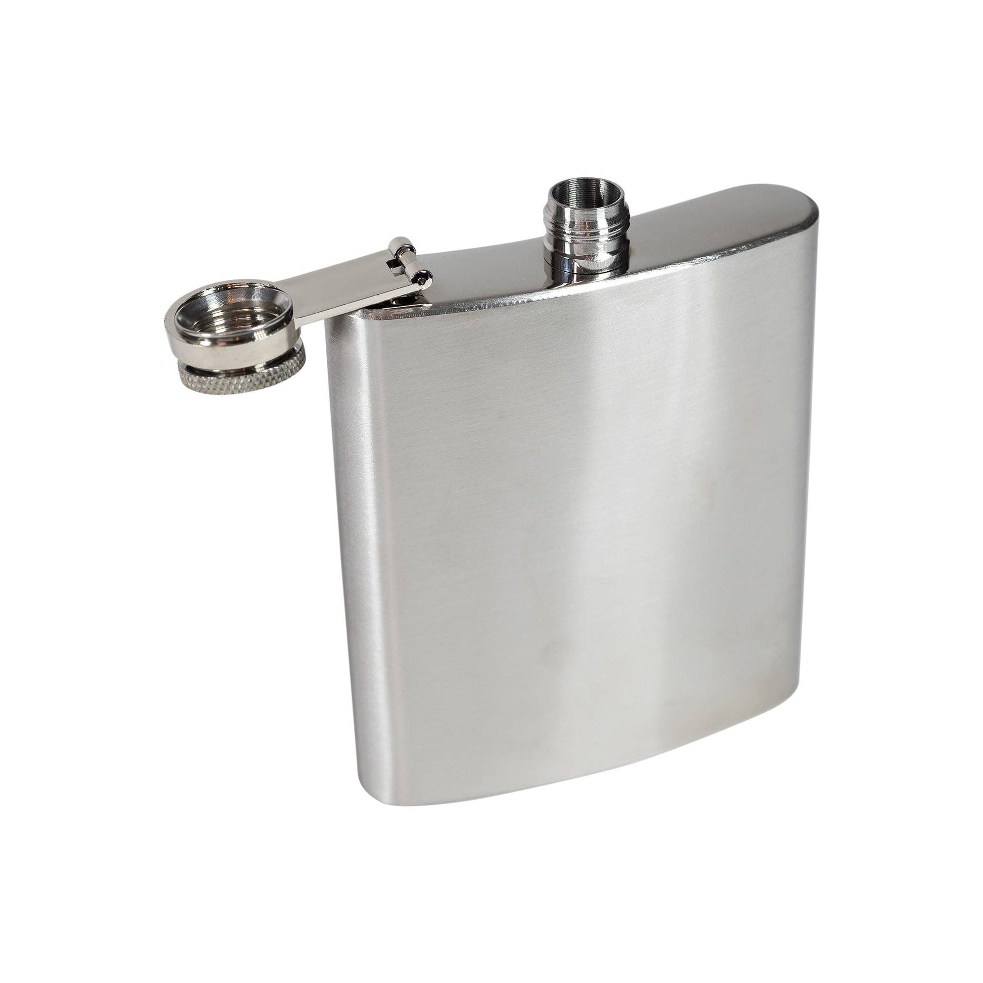 Mad Man Mad Man - Stainless Flask: Silver