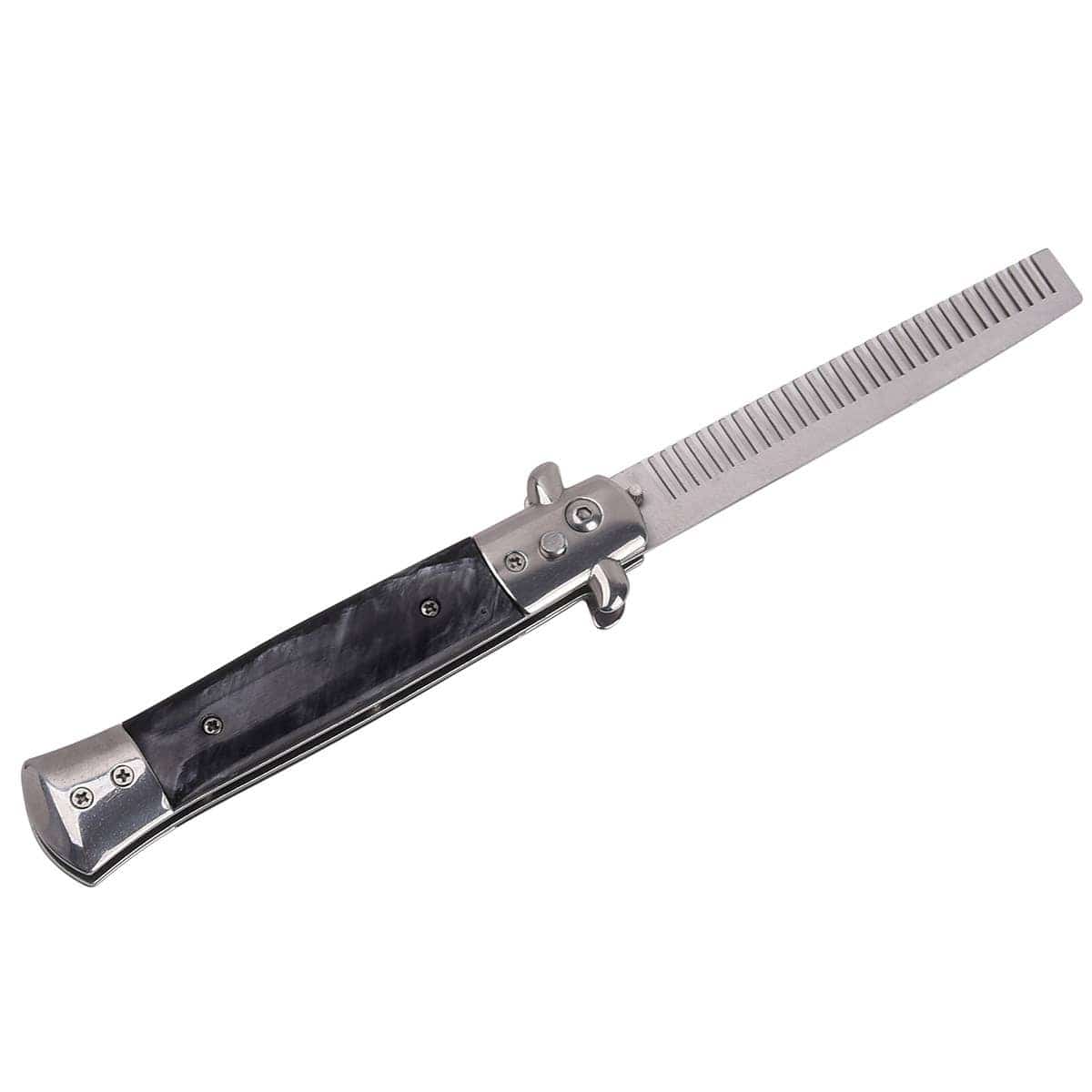 Mad Man Mad Man - Switch Blade Beard Comb: Black