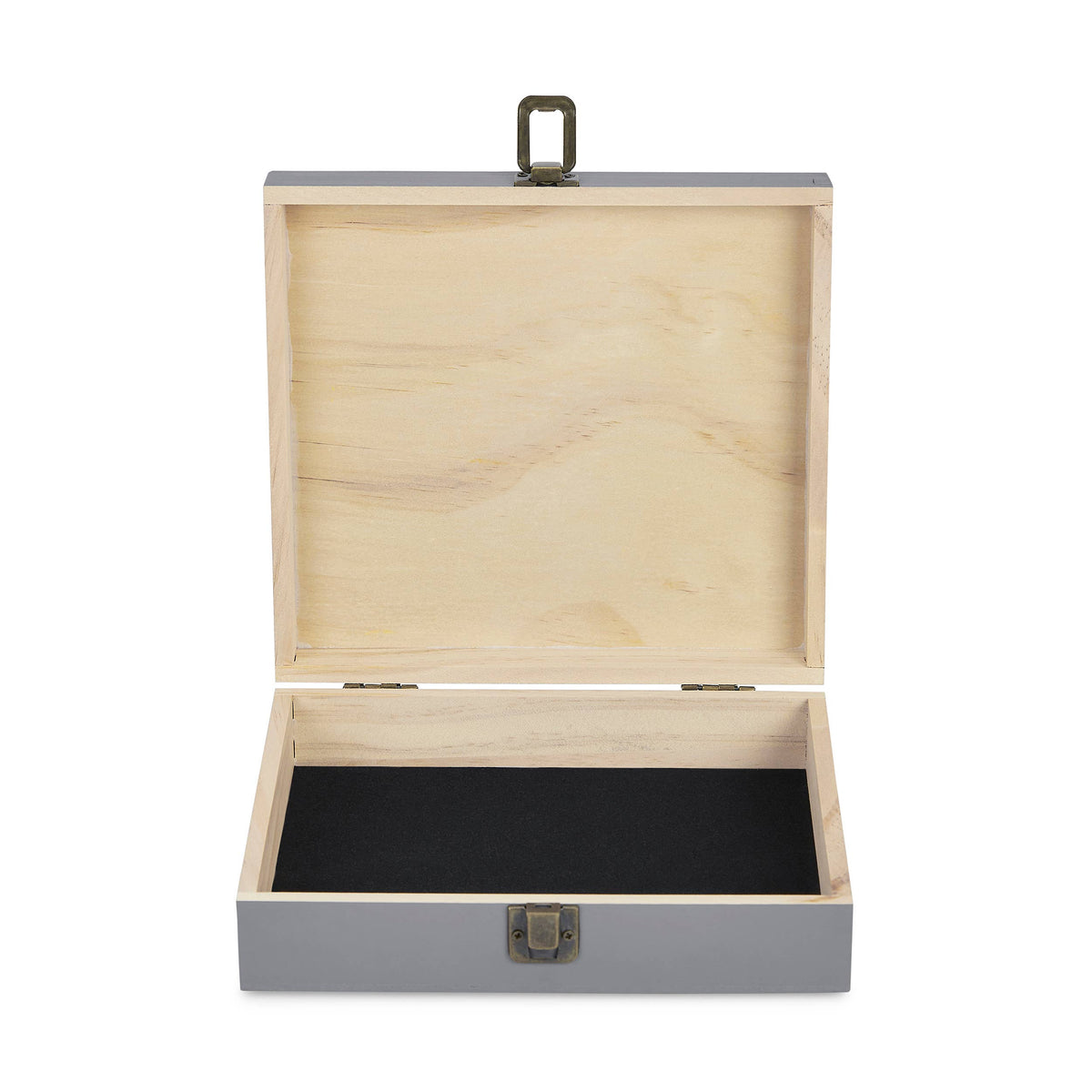 MakerFlo MakerFlo - Makerflo Pine Wood Cigar Box, Craft - Laser Engraving: Ebony / Singles