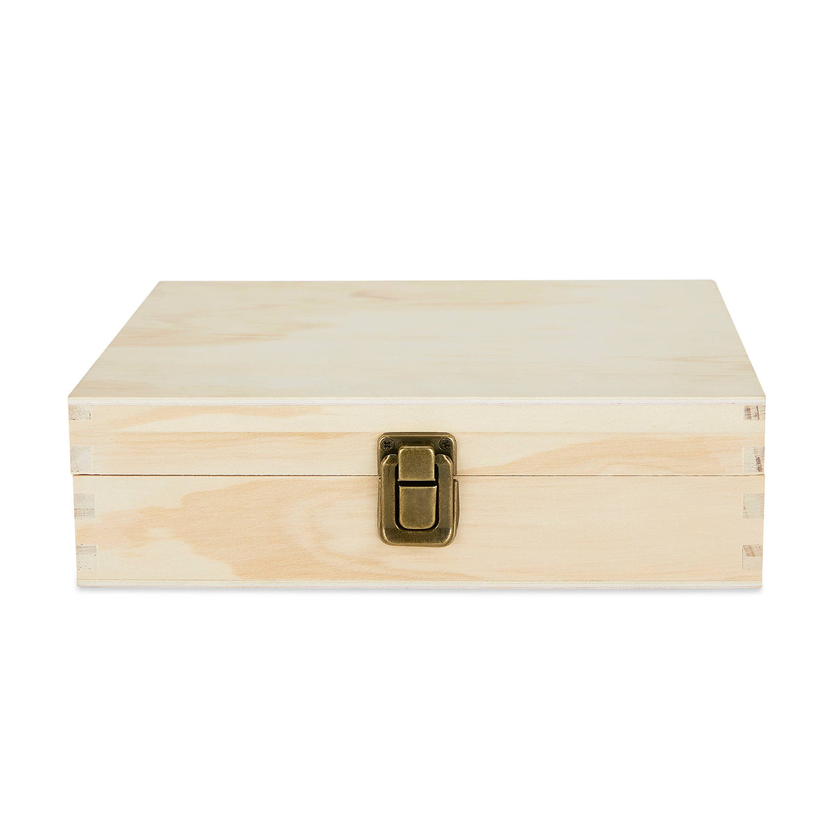 MakerFlo MakerFlo - Makerflo Pine Wood Cigar Box, Craft - Laser Engraving: Ebony / Singles