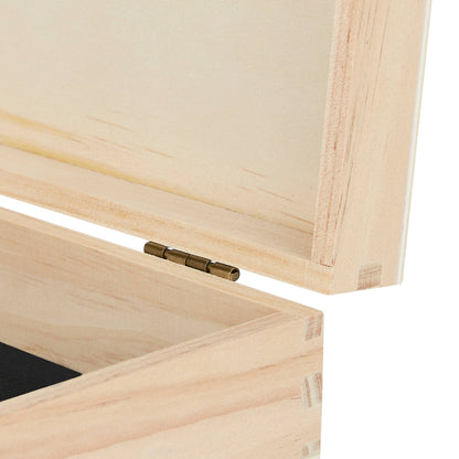 MakerFlo MakerFlo - Makerflo Pine Wood Cigar Box, Craft - Laser Engraving: Ebony / Singles