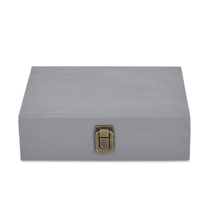 MakerFlo MakerFlo - Makerflo Pine Wood Cigar Box, Craft - Laser Engraving: Ebony / Singles