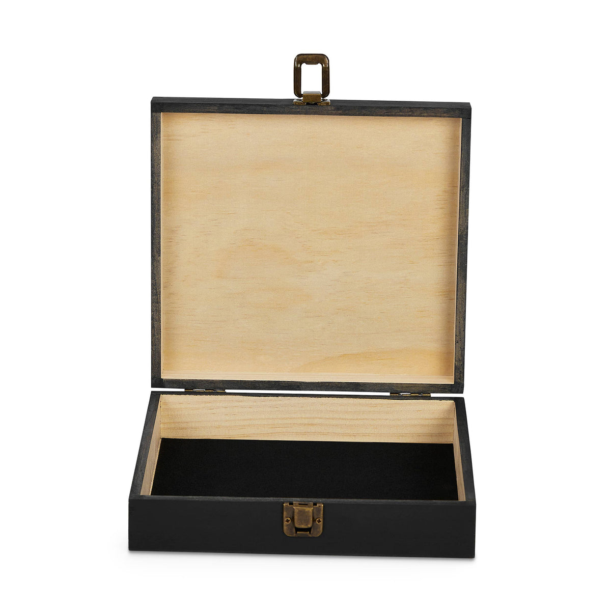 MakerFlo MakerFlo - Makerflo Pine Wood Cigar Box, Craft - Laser Engraving: Ebony / Singles