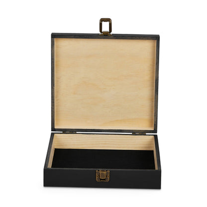 MakerFlo MakerFlo - Makerflo Pine Wood Cigar Box, Craft - Laser Engraving: Ebony / Singles