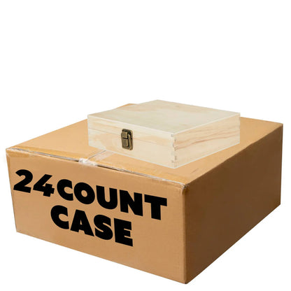 MakerFlo MakerFlo - Makerflo Pine Wood Cigar Box, Craft - Laser Engraving: Ebony / Singles