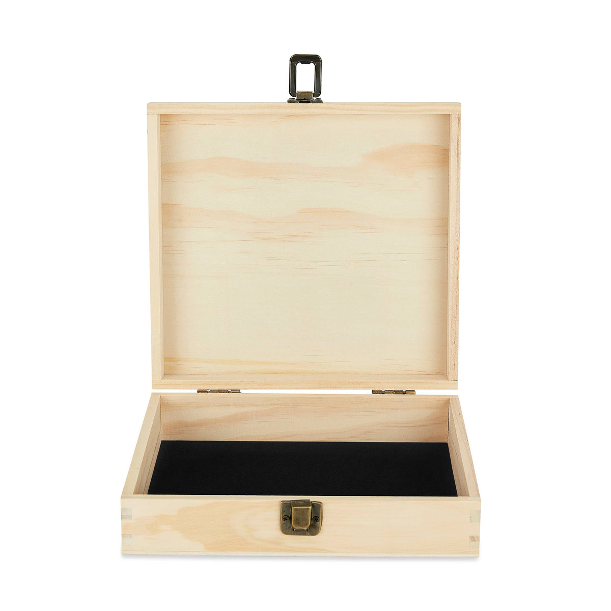 MakerFlo MakerFlo - Makerflo Pine Wood Cigar Box, Craft - Laser Engraving: Ebony / Singles