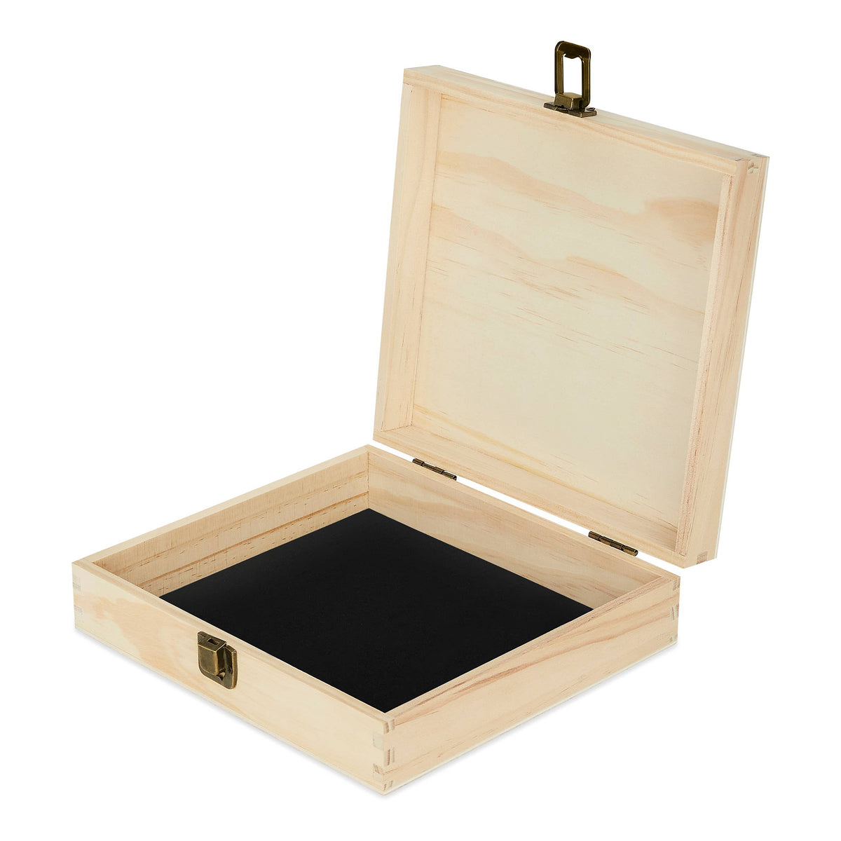 MakerFlo MakerFlo - Makerflo Pine Wood Cigar Box, Craft - Laser Engraving: Ebony / Singles