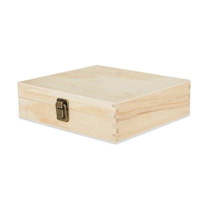 MakerFlo MakerFlo - Makerflo Pine Wood Cigar Box, Craft - Laser Engraving: Ebony / Singles