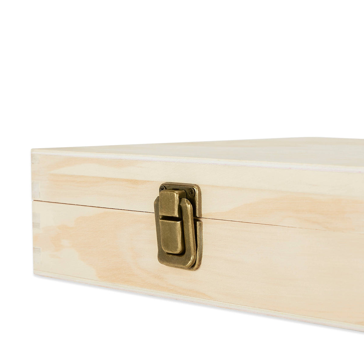 MakerFlo MakerFlo - Makerflo Pine Wood Cigar Box, Craft - Laser Engraving: Ebony / Singles