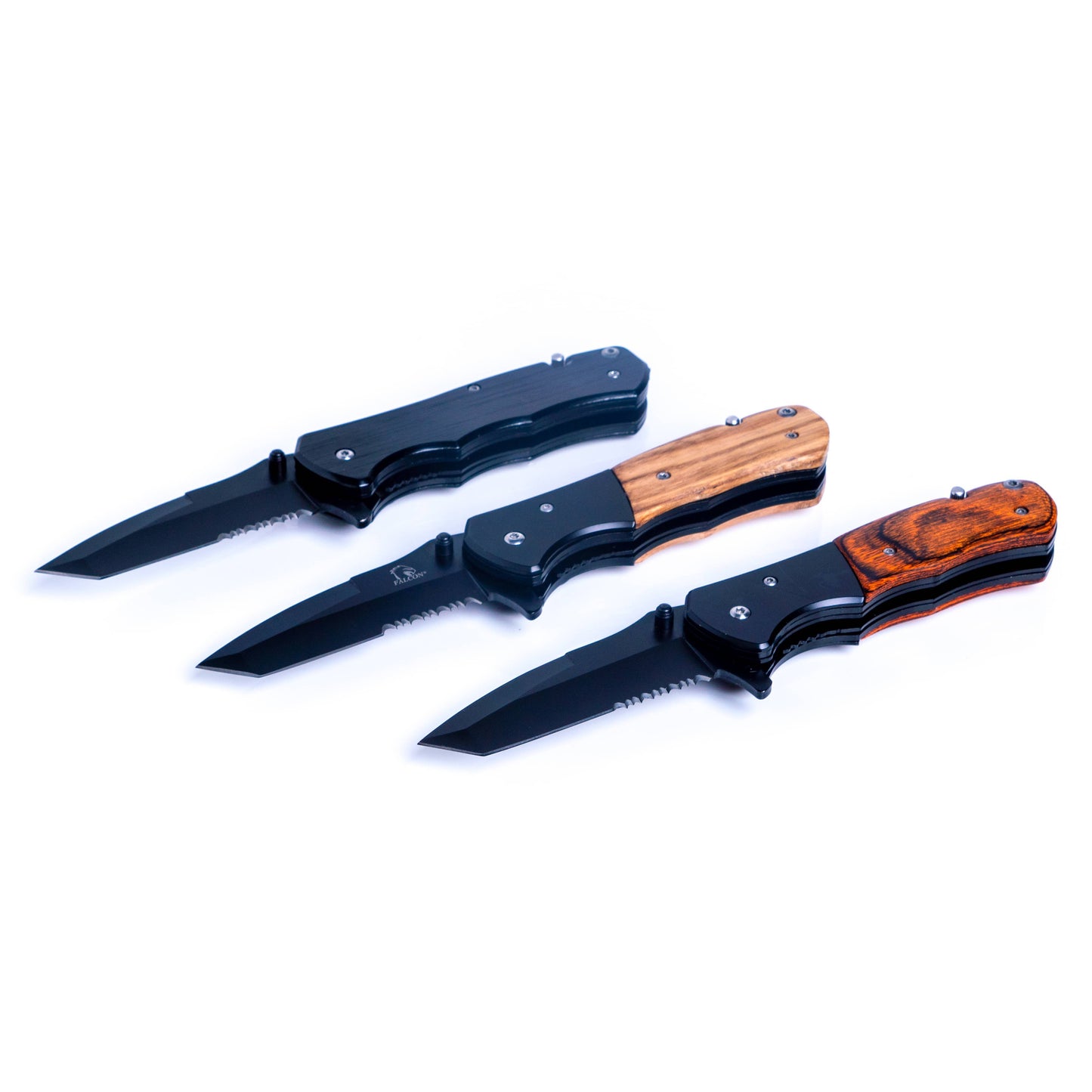 MakerFlo MakerFlo - Pocket Knife, Folding Knife, Hunting Knife, Tactical Knife: Black