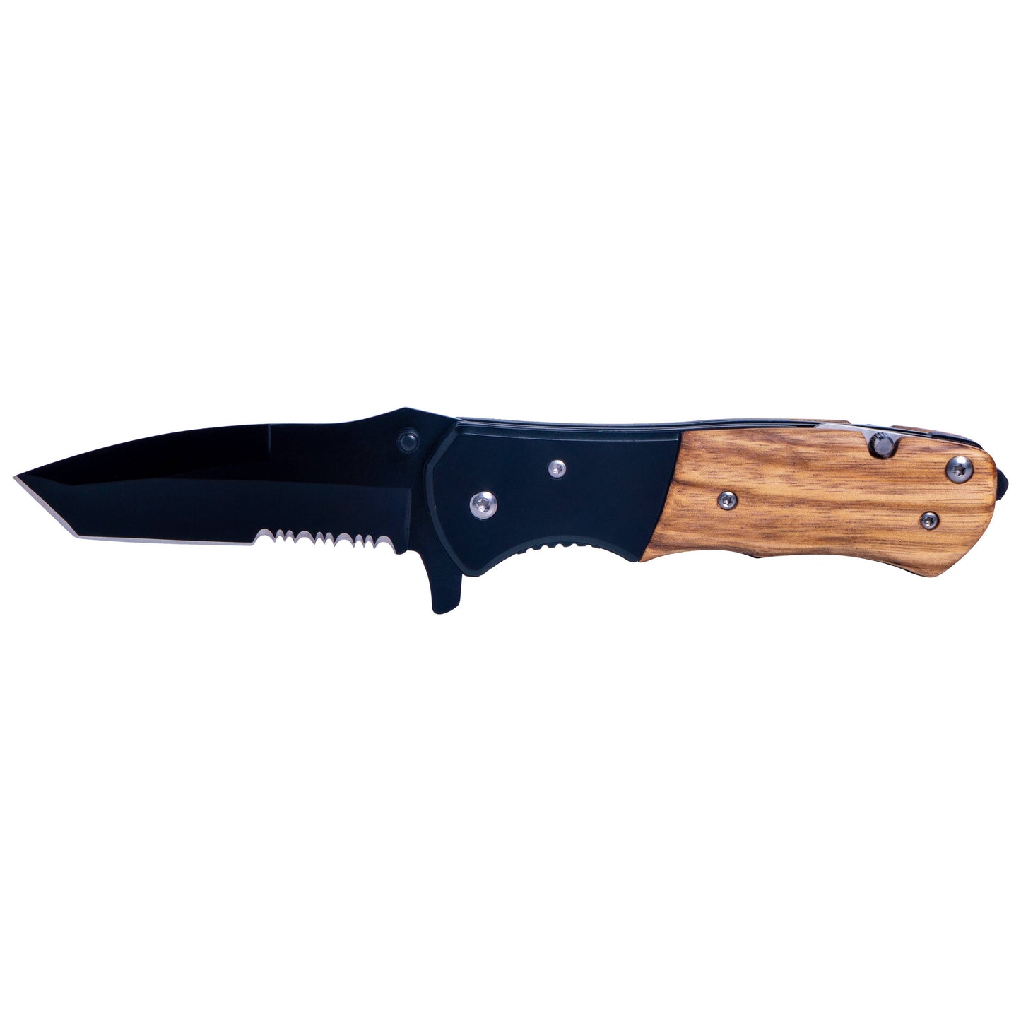 MakerFlo MakerFlo - Pocket Knife, Folding Knife, Hunting Knife, Tactical Knife: Black
