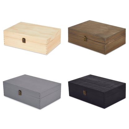 MakerFlo MakerFlo - Wood Memory Boxes, XL: Dark Walnut / Case of 6