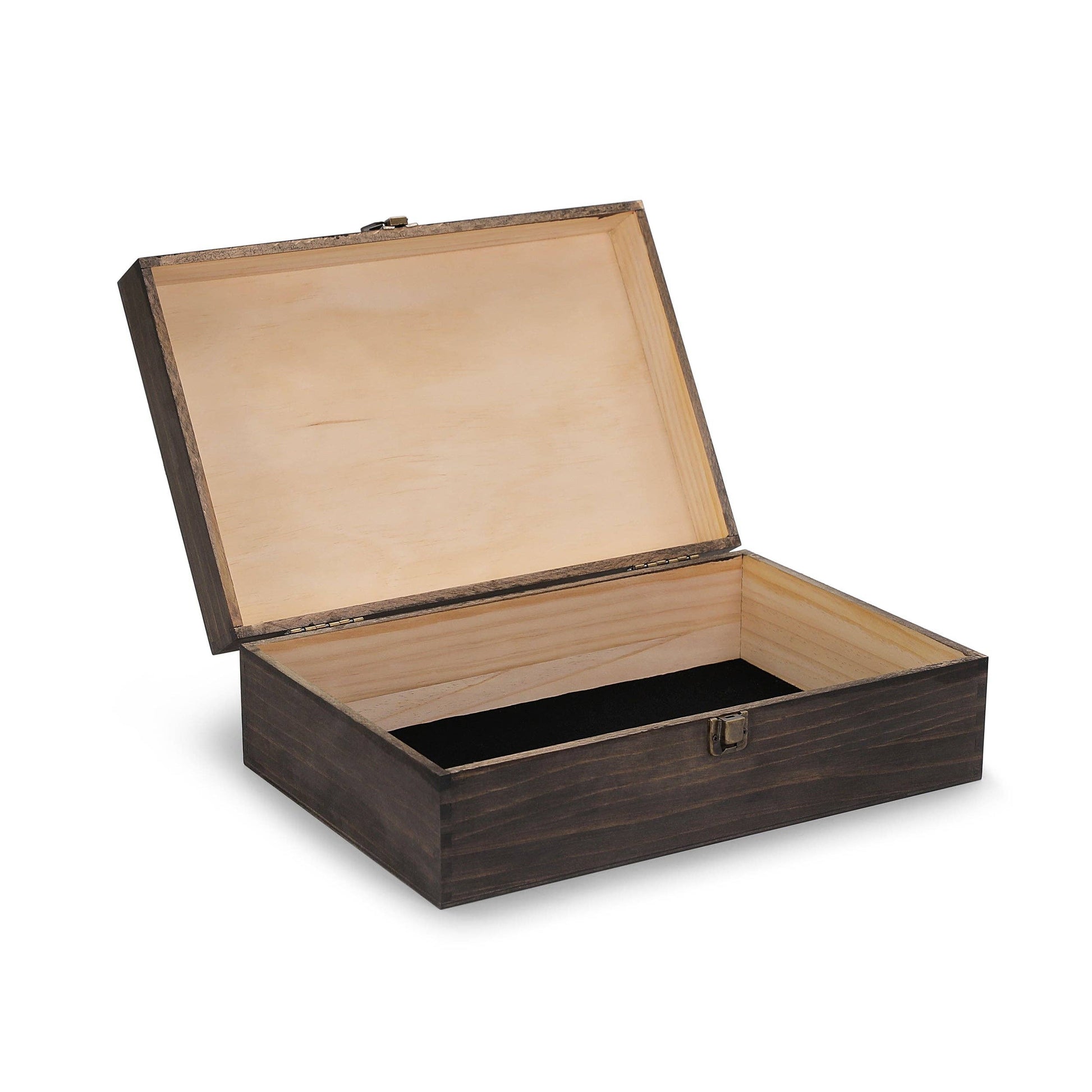 MakerFlo MakerFlo - Wood Memory Boxes, XL: Dark Walnut / Case of 6
