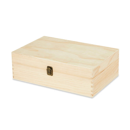 MakerFlo MakerFlo - Wood Memory Boxes, XL: Dark Walnut / Case of 6