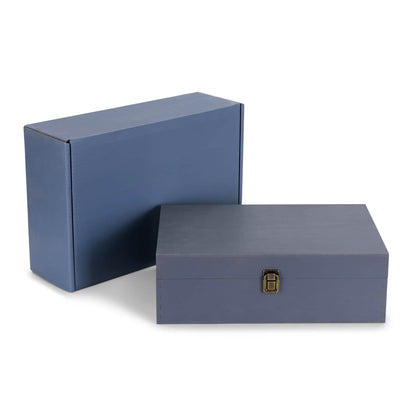 MakerFlo MakerFlo - Wood Memory Boxes, XL: Dark Walnut / Case of 6