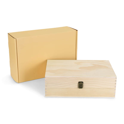 MakerFlo MakerFlo - Wood Memory Boxes, XL: Dark Walnut / Case of 6