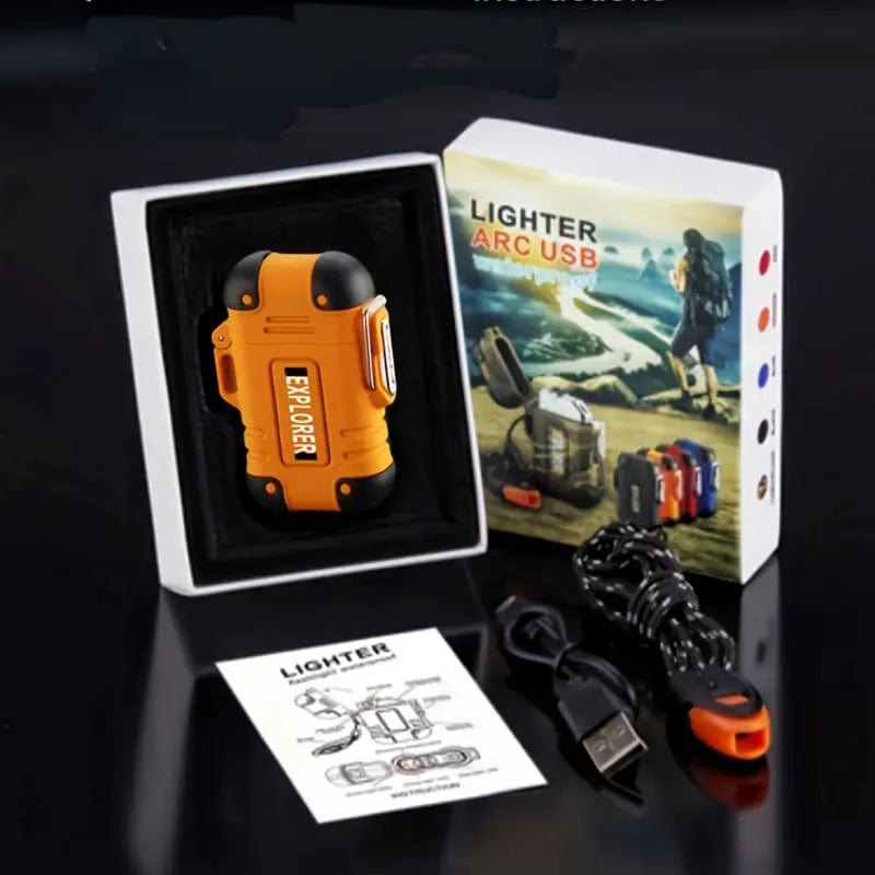 Man Up Arc Lighter Explorer Arc Spark Lighter - Orange