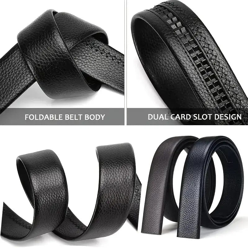 Man Up Belts Men's Black Business Belt