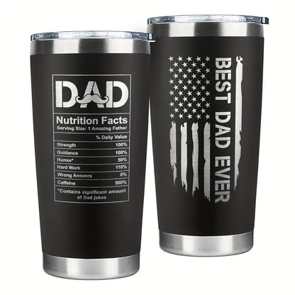 Man Up Best Dad Ever Tumbler