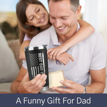 Man Up Best Dad Ever Tumbler