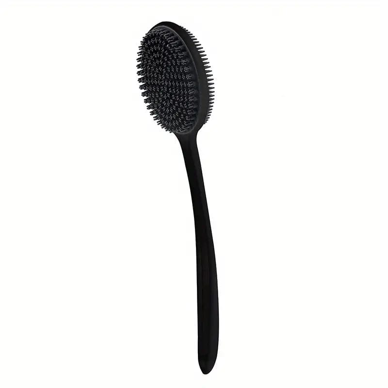 Man Up Body Scrub Brush Long Handle Silicone Body Scrubber