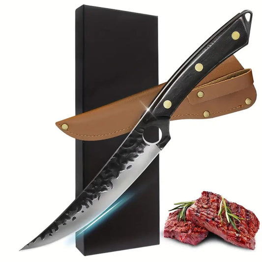 Man Up Boning knife - Hammer Pattern Kitchen Knife
