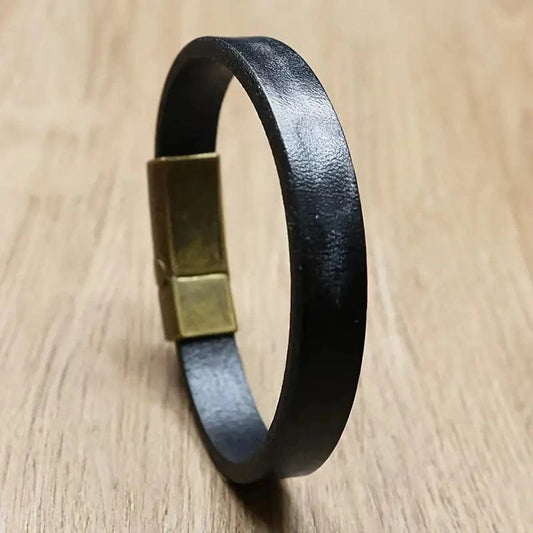 Man Up Bracelet Glossy Black Bracelet