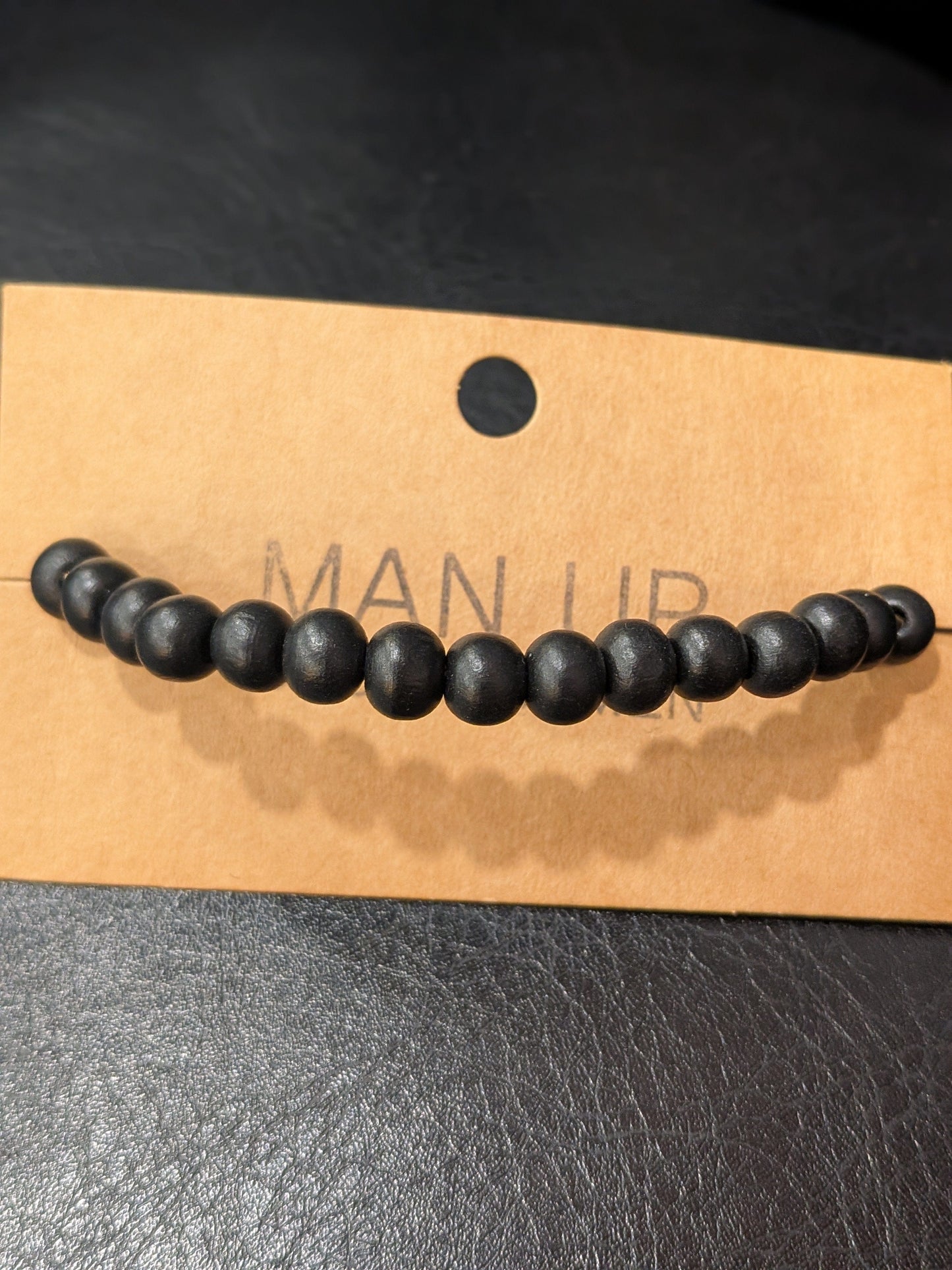 Man Up Bracelet Trendy Wooden Bracelet 4