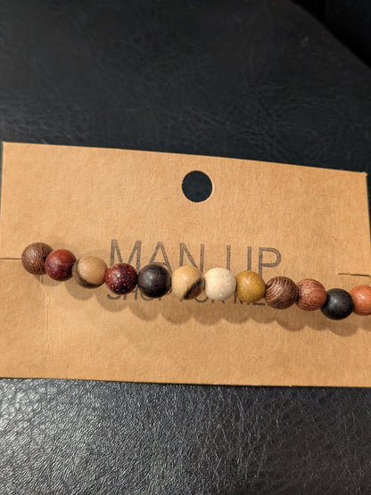 Man Up Bracelets - Variety Trendy Wooden Bracelet 2