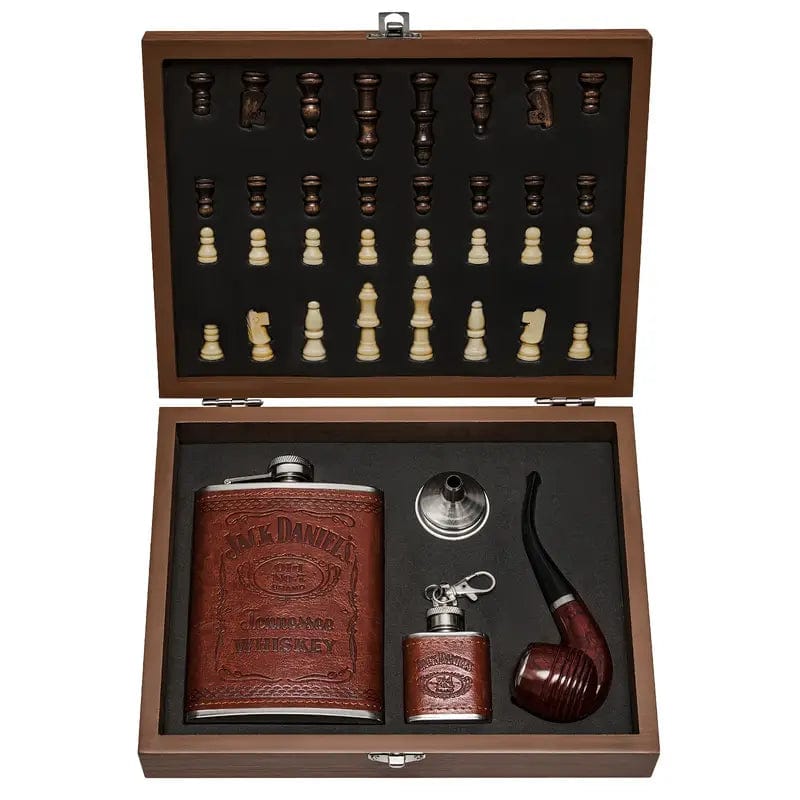 Man Up Chess Gift Set Jack Daniels Game Set