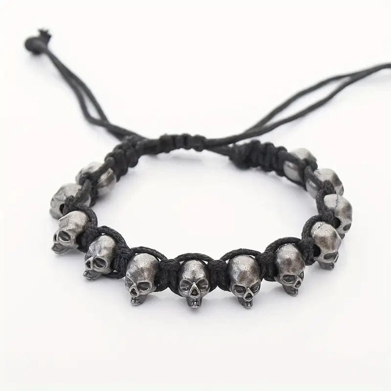 Man Up Cinch Bracelet Skull Adjustable Bracelet