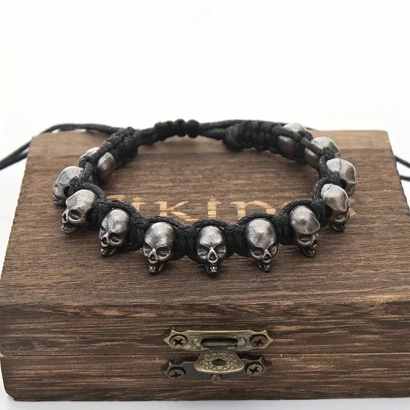 Man Up Cinch Bracelet Skull Adjustable Bracelet